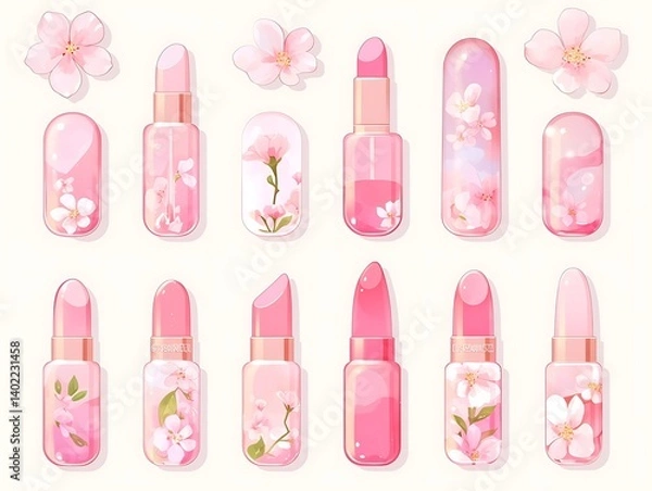 Obraz Spring Lip Gloss Collection