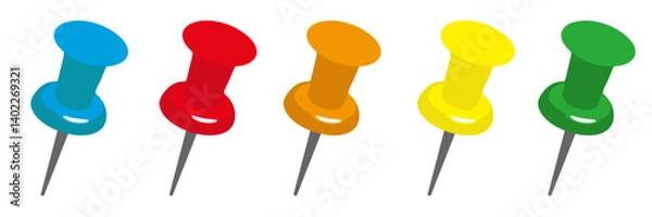 Obraz 画鋲　押しピン セット	