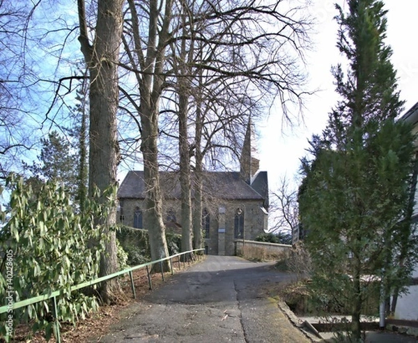 Obraz Kirchweg in Schönenberg, Gemeinde Rupichteroth