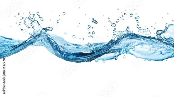 Fototapeta  A water splash.