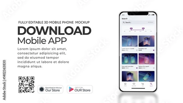 Obraz Download Mobile App
