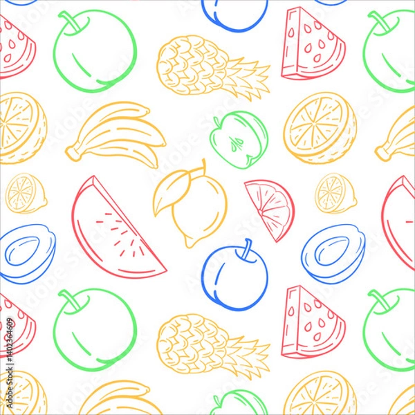 Fototapeta fruit pattern 8