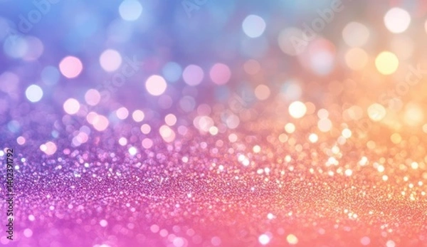 Fototapeta Vibrant, colorful bokeh