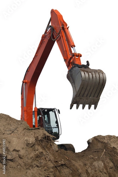 Obraz Baggerschaufel