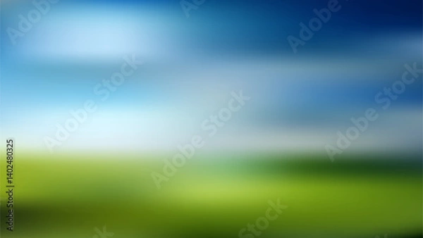 Obraz blue or green smooth gradient background, backgrounds