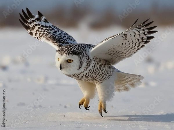 Obraz seagull on the rock, snowy owl in flight, owl in flight, eagle owl in flight