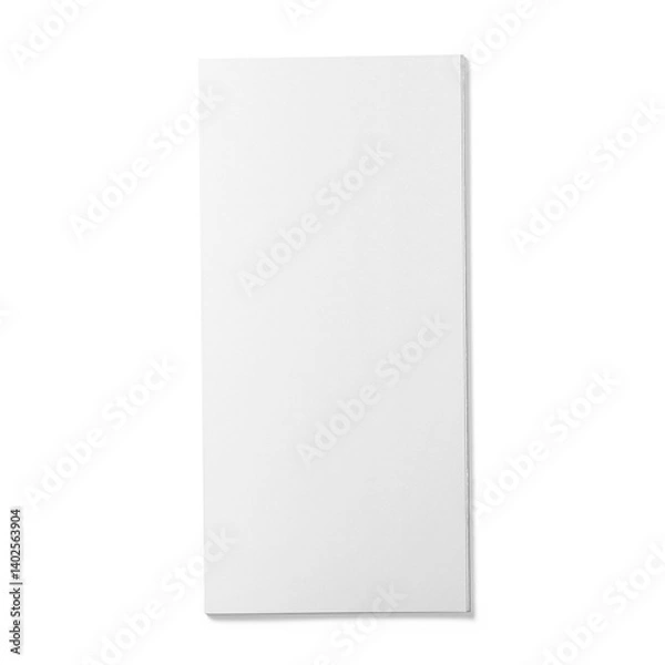 Fototapeta A blank rectangular surface, potentially for notes or sketches, emphasizing simplicity and versatility.