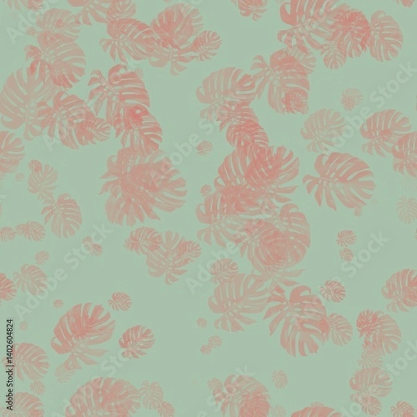 Fototapeta seamless floral pattern