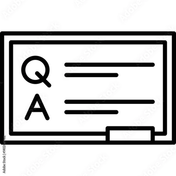 Fototapeta Question Icon Vector Element