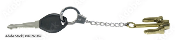 Obraz Nautical Anchor and Key