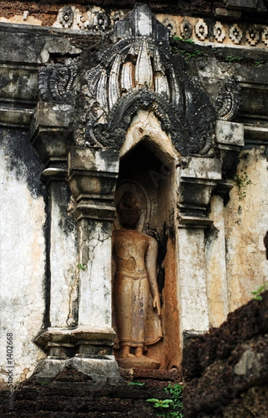 Fototapeta thailand, si satchanalai: historical park