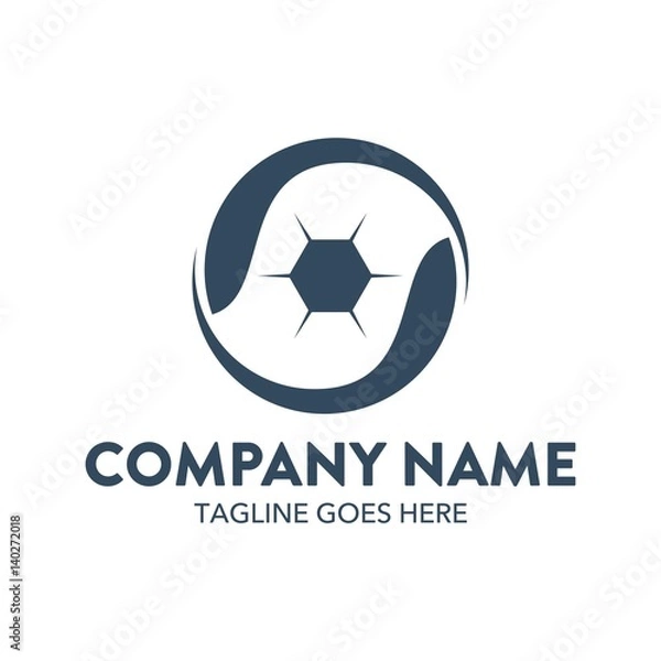 Obraz Soccer Unique Logo Template