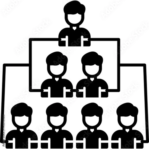 Obraz Team Structure Icon