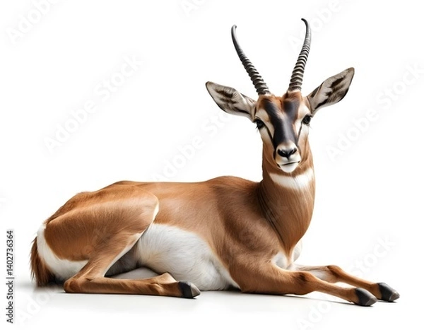 Obraz Elegant Sable Antelope Lying Down