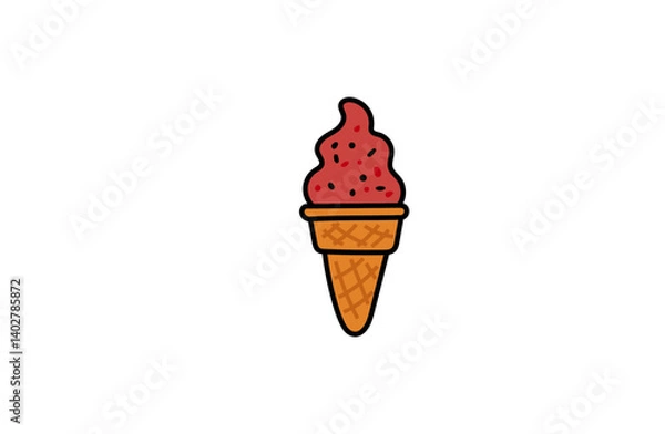 Fototapeta icecream vector