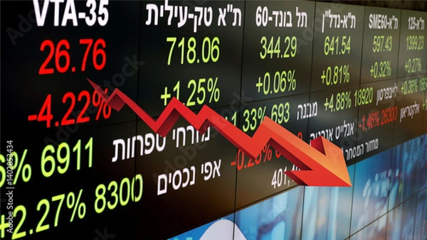Obraz stock market crash