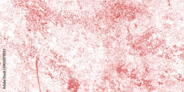 Fototapeta Grunge red background with white distressed wall elements


