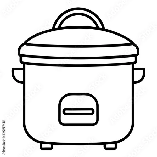 Fototapeta cooking pot vector illustration