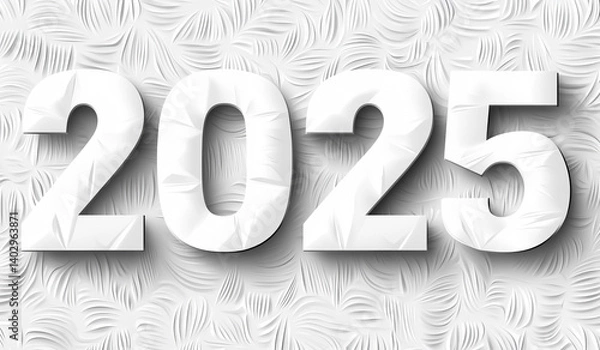 Fototapeta New style 2025 creative design.	
