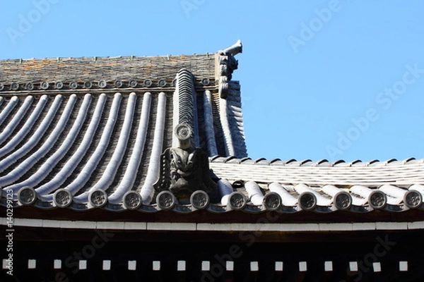 Obraz 寺院の屋根