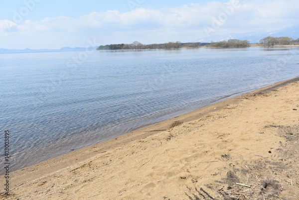 Obraz 福島の名所　猪苗代湖