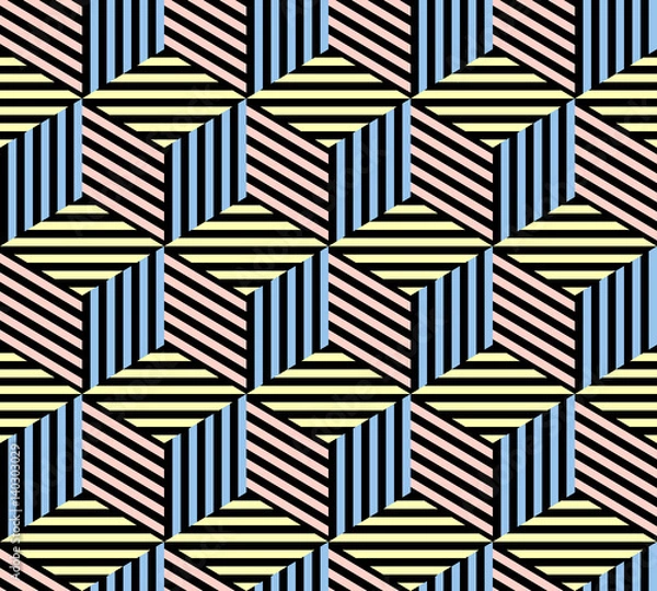Fototapeta Geometric abstract pattern.