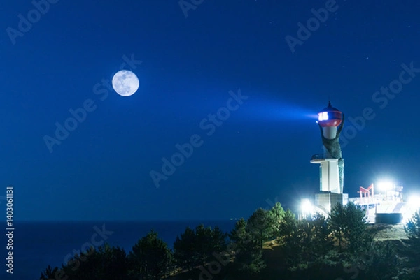 Obraz 경북 영덕군 해맞이공원의 창포말등대