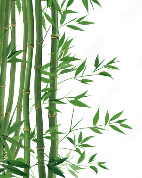 Fototapeta PNG Bamboo plant backgrounds pattern.