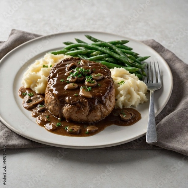 Fototapeta Salisbury Steak