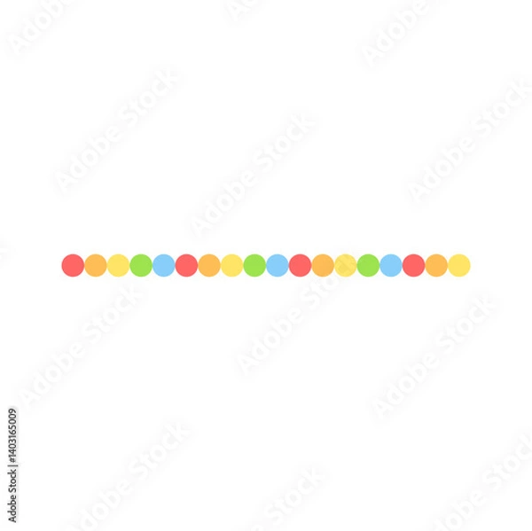 Fototapeta Abstract colorful border. Vector design elements 