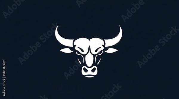 Obraz bull logo