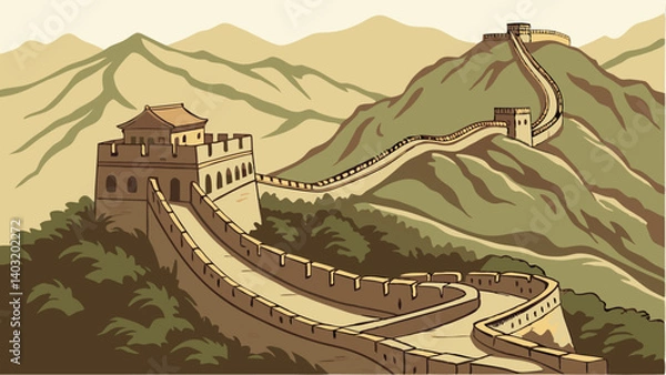 Obraz great wall of china