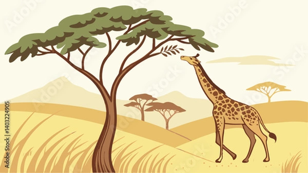 Obraz giraffe