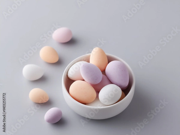 Obraz minimalist easter instagram background