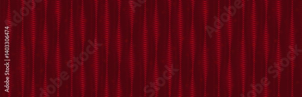 Obraz Red banner suitable for social networks with modern fluid geometric shapes. Horizontal background, headers, posters, cards, website. Vector illustration