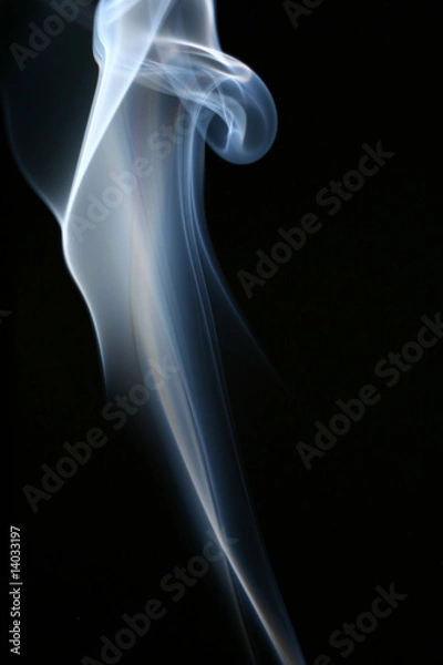 Obraz smoke on black