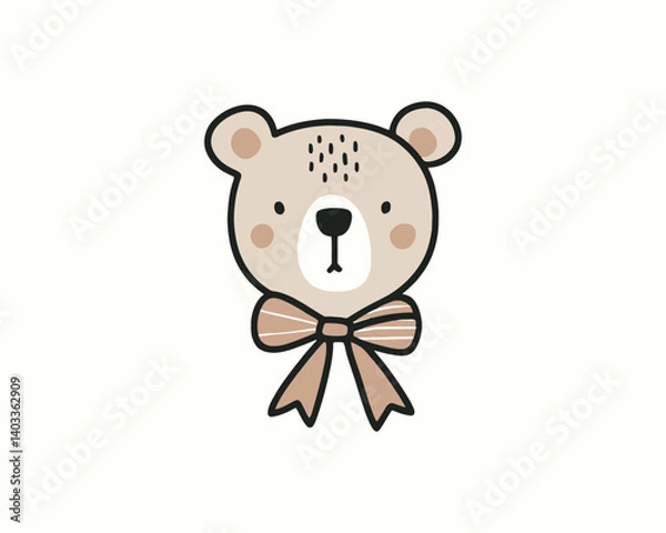 Obraz teddy bear isolated on white