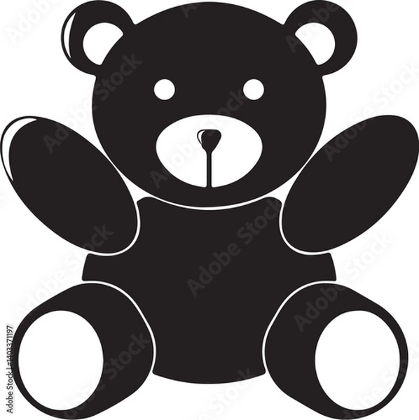 Obraz Teddy Bear Vector and illustrator