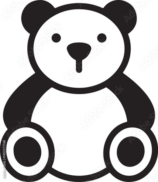 Obraz Teddy Bear Vector and illustrator