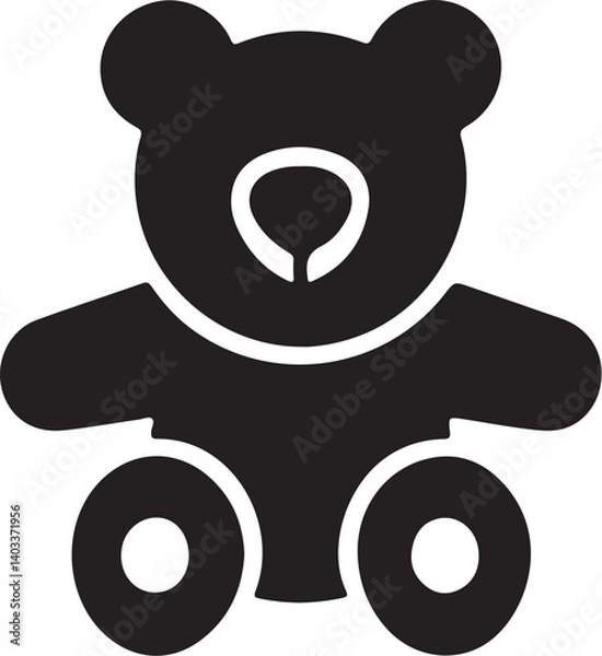 Obraz Teddy Bear Vector and illustrator