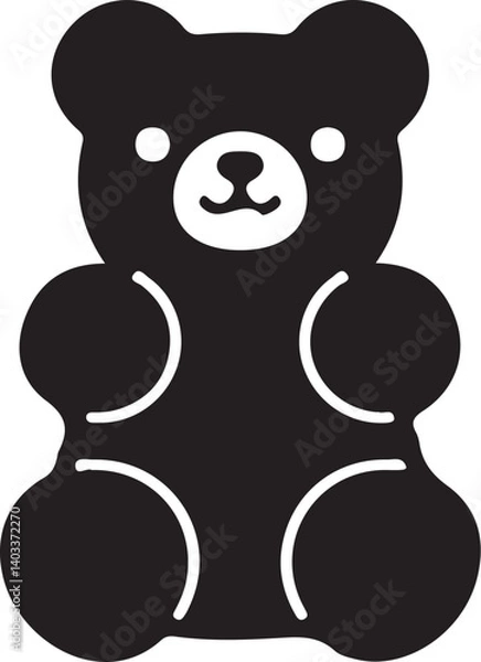 Obraz Teddy Bear Vector and illustrator