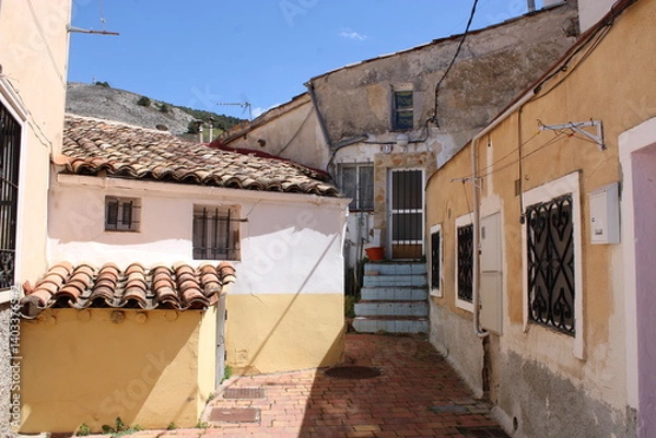 Obraz callejuela en Cuenca