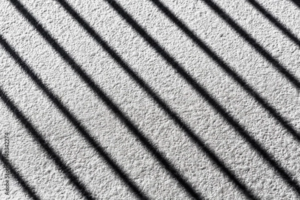 Fototapeta Stripe shadow on wall