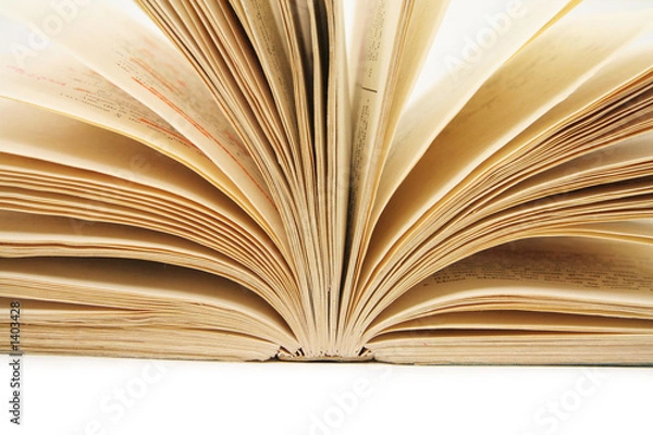 Fototapeta open book