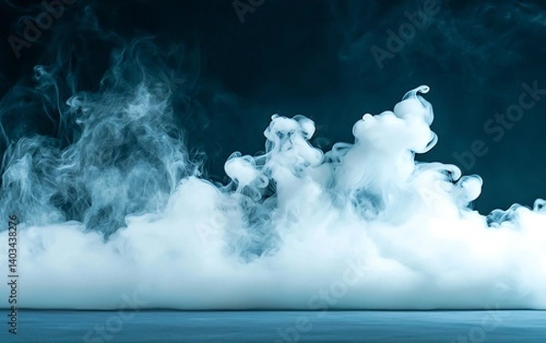 Fototapeta Smoky Clouds Dark Studio