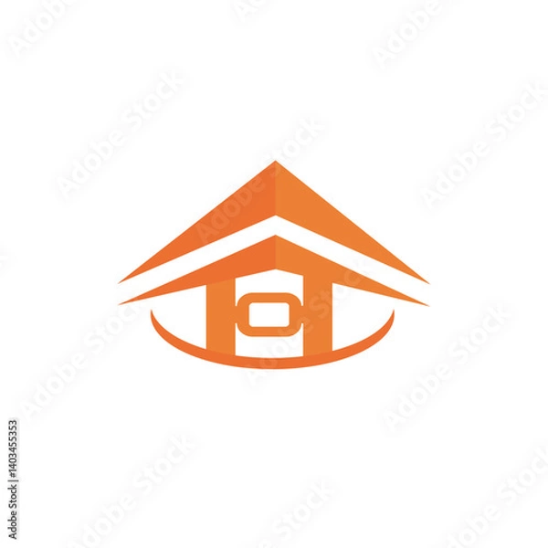 Obraz Premium vector modern house logo