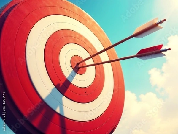 Obraz Achieve Goals - Success Ai-Generated