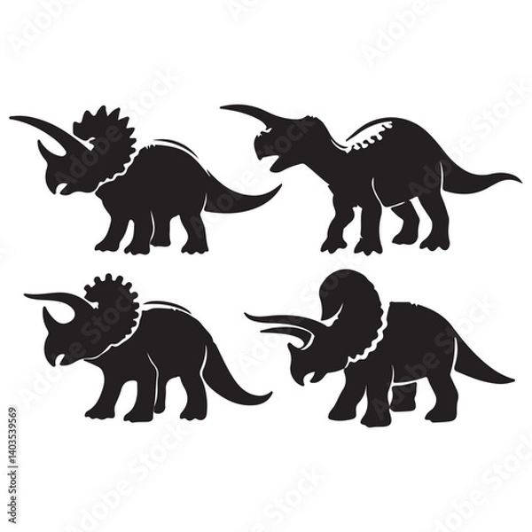 Obraz tyrannosaurus dinosaur vector illustration