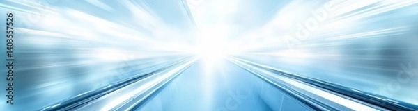 Obraz Abstract Light Blue Speed Motion