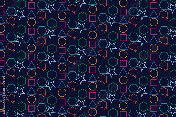 Fototapeta abstract background with circles